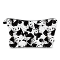 Neceser impermeable con estampado de pandas y cierre de cremallera para viaje - Estilo Estampado Panda Integral (hzb1225)