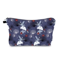 Trousse de toilette étanche avec imprimé pissenlit et coccinelle sur fond violet - Style Imprimé Pissenlit Et Coccinelle (hzb1257)