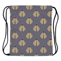 Sac à dos à cordon pour femme avec imprimé papillon de nuit violet et bretelles noires - Imprimé Papillon de Nuit (skd29121)