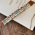 Diadema bohemia trenzada y cadena de cintura con colgantes de estrella de mar y concha - Estilo Tejido Estrella de Mar Concha (A款)