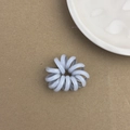 Élastique à cheveux spirale bleu gris clair durable pour coiffure quotidienne femme - Gris Clair