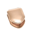 Minimalistische hiphop grillz voor één tand in gepolijst roségoud voor rapstijl - Roségoud