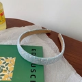 Sprankelende lichtblauwe pailletten hoofdband voor meisjes met dromerig glittereffect - Blauw