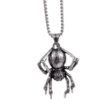 Detail van vintage punk spinhanger in roestvrij staal met een zilveren ball chain - Hanger Met 3.0*60cm Ketting / Spin Zilver
