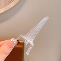 Transparante haarwortelclip voor volume met metalen veer en antislip textuurontwerp - Verbeterd Transparant