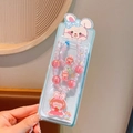 Set gioielli cartoon per bambini con ciondolo bimba coniglio rosa e perle - Collana E Bracciale