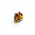 Mini molletta per capelli a forma di gatto in acetato tartarugato per donna - Stampa leopardata