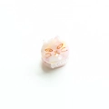 Molletta per capelli a gatto in acetato rosa e bianco con dettagli dorati fini - Viola Bianco