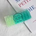 Mint and dark green spiral hair ties in a clear TPU box, 12-piece styling set - Green Gradient