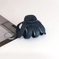 Pince à cheveux bleu marine mat pour cheveux épais avec ressort en métal robuste - Grand / Bleu Marine