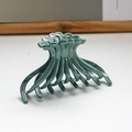 Octopus haarklem in donkergroen glanzend met een multi-tand ontwerp voor stevige grip - 2 Groen