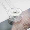 Transparent mid-size Morandi hair claw clip with model 650 H on a modern background - Clear
