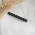 Barrette à cheveux droite minimaliste noir mat pour femmes avec une finition mate - Noir