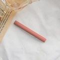 Pince à cheveux minimaliste rose poudré mat avec une finition givrée de qualité - Rose Orangé