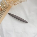 Barrette à cheveux minimaliste gris foncé mat pour femmes au style coréen élégant - Café Clair