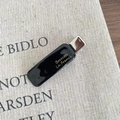 Eleganter schwarzer Acetat-Haarclip mit goldener Schrift und silbernem Metallverschluss - Schwarz