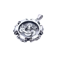 Pendentif tête de mort vintage steampunk avec engrenages mécaniques en acier inoxydable - Pendentif Uniquement (Sans Chaîne)