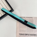 Elastic sports headband in Tiffany blue and black for professional fitness training - Green