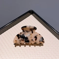 Pinza per capelli in acetato tartarugato con strass per uno stile sofisticato - 1# Tartarugato Chiaro