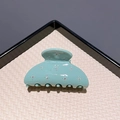 Elegante molletta per capelli in acetato verde menta con strass a forma di stella luce - 2# Blu Lago