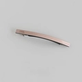 Macro view of rose gold acetate spring hair clip with France Handmade engraving detail - Pink (Approx 10.5cm Length)