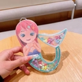 Mermaid shaped DIY jewelry bead kit with colorful beads and hair accessories in a storage box - Mermaid Style (2#)
