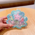 DIY shell-shaped bead kit for girls featuring colorful pink stars and macaron beads - Shell Style (6#)