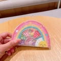 Rainbow-shaped DIY bead kit with macaron acrylic beads and elastic string for girls - Rainbow Style (7#)