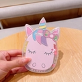 Rosa Einhorn-Bastelset für Mädchen mit bunten Perlen in einer transparenten Box - Bunter Einhorn-Stil (8#)