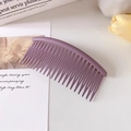 Peigne à cheveux minimaliste violet mat pour fixer la frange et les mèches rebelles - Violet Lavande