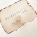 Pink translucent acetate hair claw clip with France Handmade lettering on vintage paper - Pink and Green