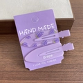 Lot de deux pinces à cheveux violettes avec motif de raisin et paillettes pour femme - Raisin Succulent Paire