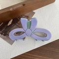 Pince à cheveux papillon élégante en acétate violet lavande et vert menthe - Pince à nœud / Nœud Violet