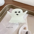 Simpatica molletta per capelli a forma di fantasma bianco per feste di Halloween - Fantasma