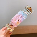 Handheld candy-shaped box with colorful jelly elastic hair ties for kids hair styling - Jelly Color