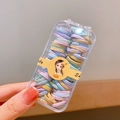 Mini élastiques à cheveux colorés pour bébés dans une boîte de rangement avec dessin animé - Little Flower (5#)