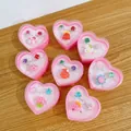 Style 4 rhinestone child princess rings set in heart box featuring cute animal motifs - Rhinestone Style