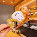 Zoete oranje stoffen haarband met cartoon konijn en gele bloembedel voor meisjes - 3# Geel Konijn