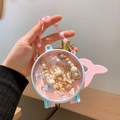 Portagioie a forma di balena rosa e blu con accessori per capelli e perline - Scatola Coda di Pesce-Coniglio (34#)