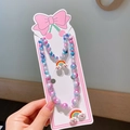 Perlenkette und Armband Set für Mädchen mit buntem Regenbogen-Wolken-Anhänger - Regenbogen Wolke Anhänger Halskette Armband (L17) / Regenbogen-Stil (Nr. 4 Regenbogen)