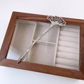 Elegant silver ginkgo leaf hair pin with white pearls for minimalist updo styles - Silver-Artificial Pearl