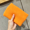 Fascia sportiva in maglia arancione per donna con dettagli della trama intrecciata - Arancione