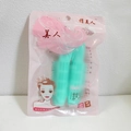 Set of two mint green hair root clips for volume in pink translucent packaging - 2-Piece Mint Green