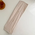 Beige floral fabric hair bun maker tool for women with elegant stitching details - 8# Beige