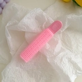 Pink hair root volumizing roller clip with velcro texture for bangs and styling - Pink-Style B
