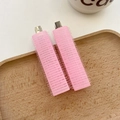 Pink hair root volume clips 2-piece set with velcro texture for bangs styling - Pink-Style C