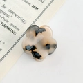 Mini haarspeld in bloemvorm met schildpadpatroon en elegant marmeren ontwerp - 1# Licht luipaard