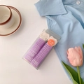 Purple hair roller pins set for root volume and styling in clear packaging - Purple-Style A