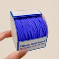 Royal blue high-elasticity hair bands in decorative packaging for styling - 14# Periwinkle Blue Ruched Style