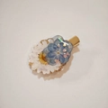 Fermaglio per capelli artigianale con margherita e ortensia blu in stile cinese - Margherita Bianca E Ortensia Blu (Stile A)